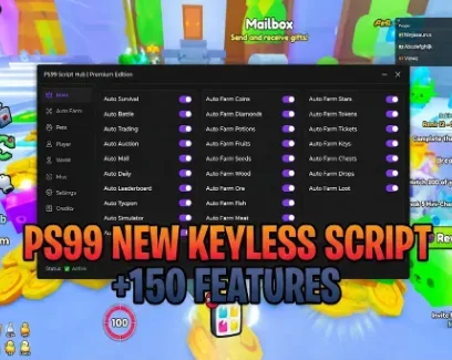 NEW UPDATE | PS99 KEYLESS +150 FEATURES SCRIPT script cover for 🏆 Pet Simulator 99! ⚽