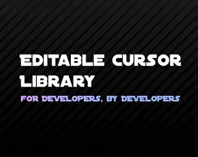 Editable Cursor Library script cover for Universal