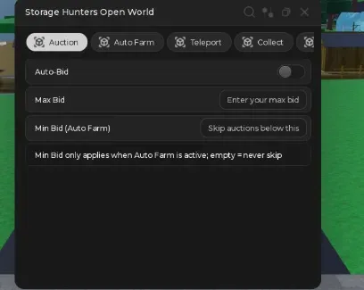 Storage Hunters: Open World script - (Auto Accept Offers, Autofarm) script cover for Storage Hunters: Open World
