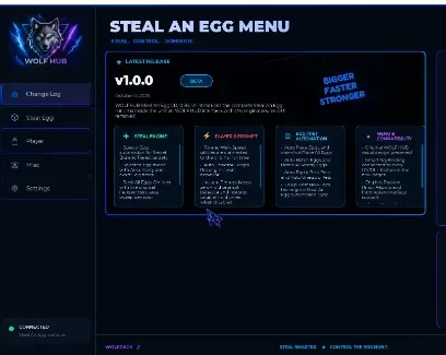WolfHub - Steal an Egg script cover for Steal An Egg