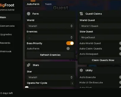 Anime Astral Simulator Script – Mode Priority & Loadouts script cover for Anime Astral Simulator