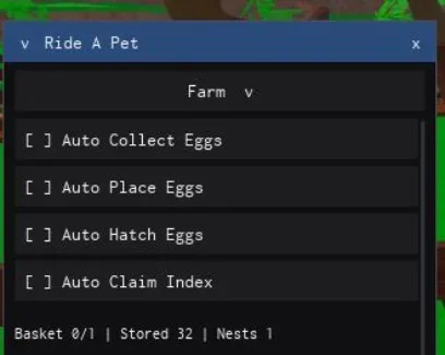 🥚Ride A Pet script - (Auto Steal Eggs) script cover for Ride A Pet