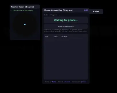 Cheating During Testing script – Answer Key & Teacher Radar script cover for Cheating During Testing