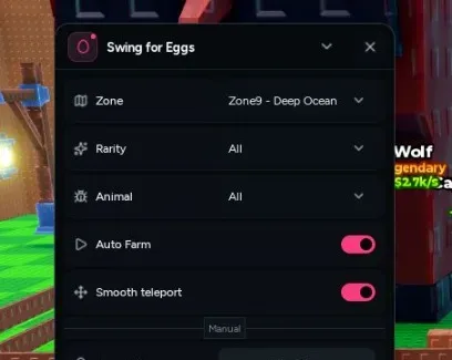 Swing For Eggs Auto Egg Script script cover for Swing For Eggs