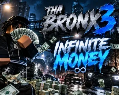 Tha bronx 3 (Infinite money, Auto dupe, Car stealer) script cover for (🐍MINI UPDT👑) THA BRONX 3