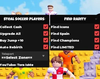 Jump To Steal Soccer Players script - (Auto Collect Cash) script cover for ⚽ Jump To Steal Soccer Players ⚽