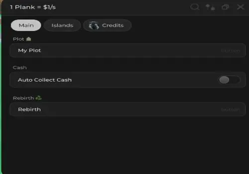 1 Plank = 1$ script: Teleport, Auto Collect Cash script cover for 1 Plank = $1/s