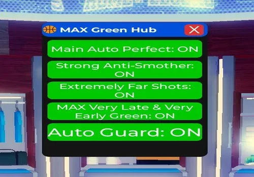Basketball Legends script: Auto Green, Far Shots, High Contested Shots script cover for 🏀Basketball Legends🏀