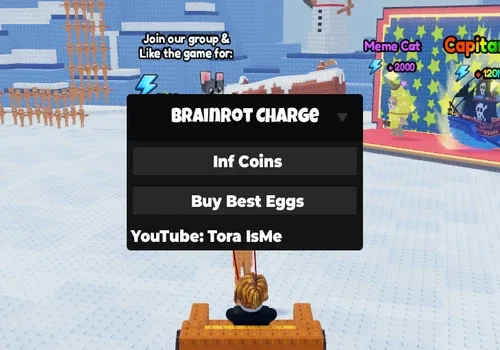 Brainrot Charge script – (Infinity Coins, Buy Best Eggs) script cover for Brainrot Charge🦄🦄
