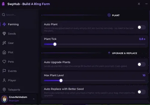 Build a Ring Farm script: Auto Tomato Shooter Event farm script cover for Build A Ring Farm