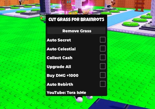 Cut Grass for Brainrots script – (Auto Secret, Auto Celestial) script cover for Cut Grass for Brainrots