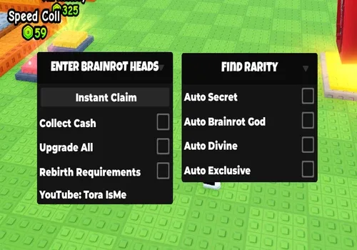 ENTER BRAINROT HEADS script – (Auto Upgrade, Collect Cash) script cover for ENTER BRAINROT HEADS!