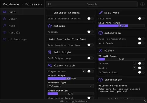 Forsaken script: Auto Fix Generators, Auto Win, ESP script cover for Forsaken
