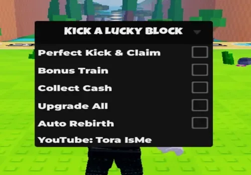 Kick a Lucky Block script: Perfect Kick script cover for Kick a Lucky Block