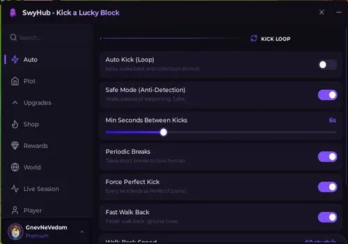 Kick a Lucky Block scripts: Loop kick, Safe mode script cover for Kick a Lucky Block