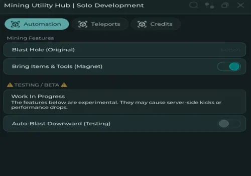 Mines script: Auto Grab ores, Auto Collect item script cover for ⛏️ Mines