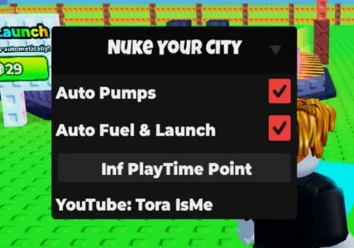 Nuke your City script: Auto Pump, Auto Lunch script cover for ☢️ Nuke Your City