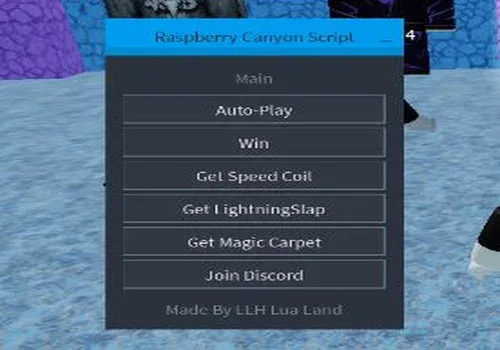 Raspberry Canyon script: Auto Play, Win Farm, Free Gear script cover for Raspberry Canyon (Obby King)