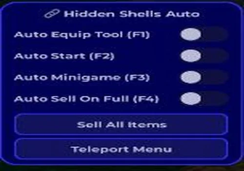 Shells script - Auto Minigame, Auto Sell script cover for Shells 🌟