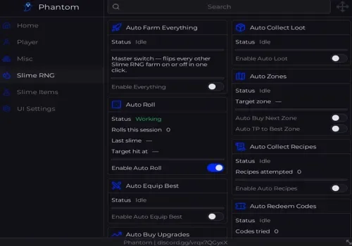 Slime RNG script: Auto Roll, Auto Upgrade script cover for Slime RNG