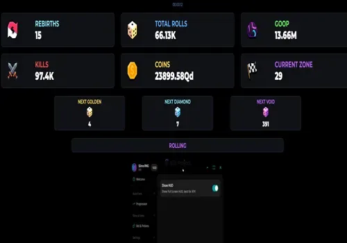 Slime RNG script: Auto Roll, Auto Upgrades, Stat tracker script cover for Slime RNG