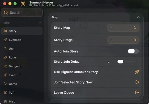 Summon Heroes script: Auto Dungeon, Auto Upgrades Units script cover for Summon Heroes