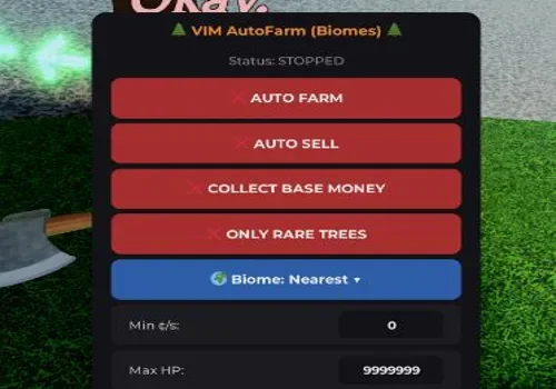 TIMBER script: Autofarm Trees, Auto Collect money script cover for Timber! 🌲🪓